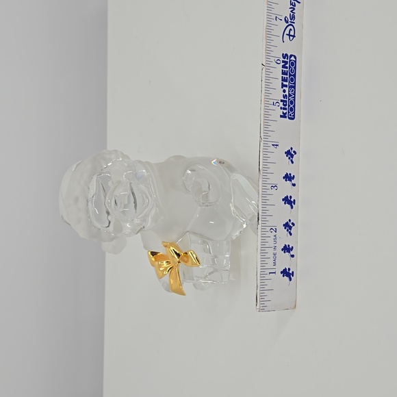 Disney Lenox Crystal & Gold Figure Pooh from Winnie the Pooh Rare Xmas special - Picture 12 of 13